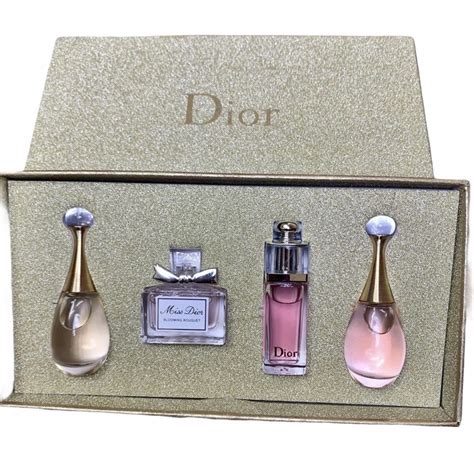 estuche dior perfume|dior perfume minis gift set.